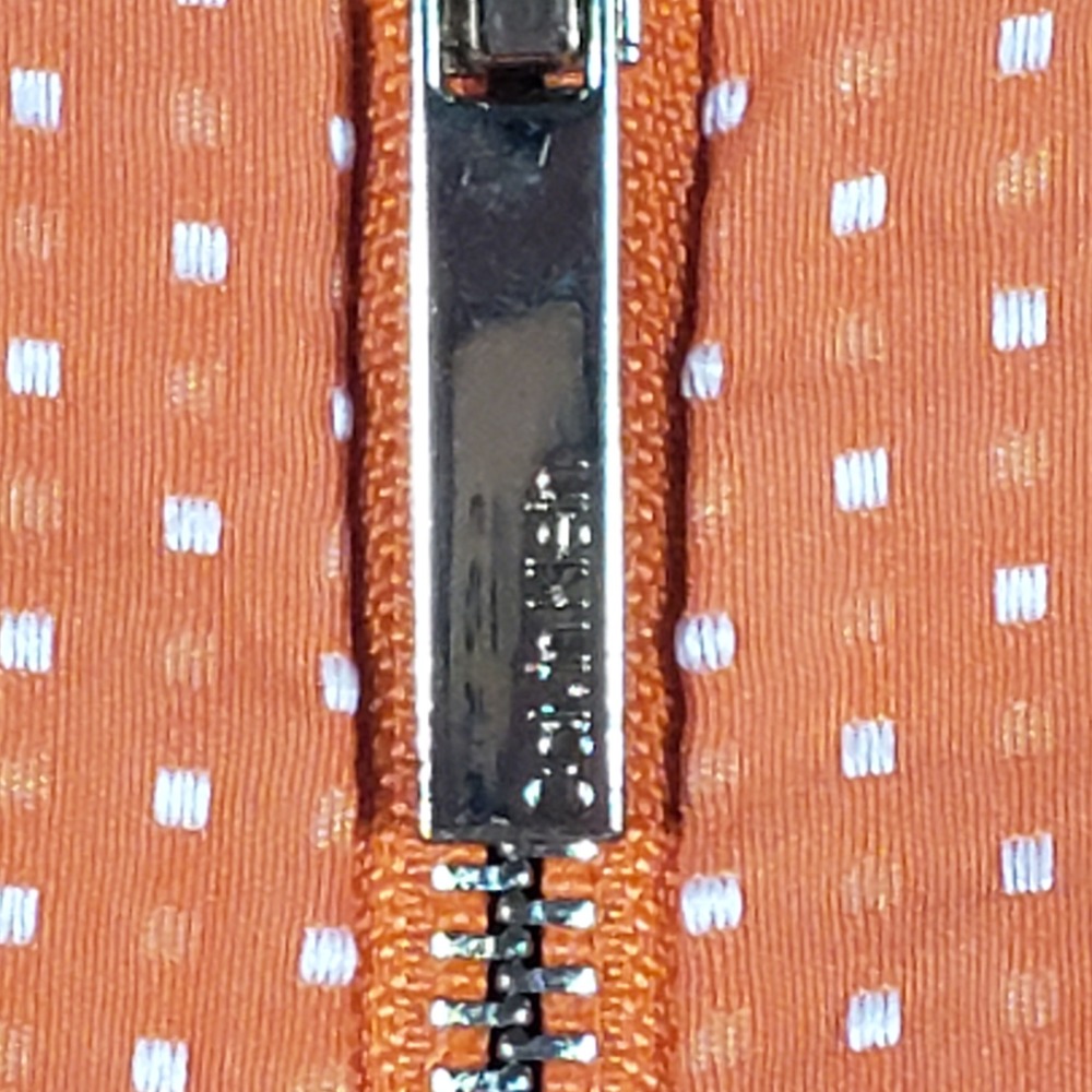 Calvin Klein Womens Dress Sheath Sleeveless Size 6 Orange Polka Dot CD9EH923 SEO - Picture 11 of 13